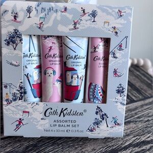 Cath Kidston Alpine Alpacas Lip Balm Set - Festive Design